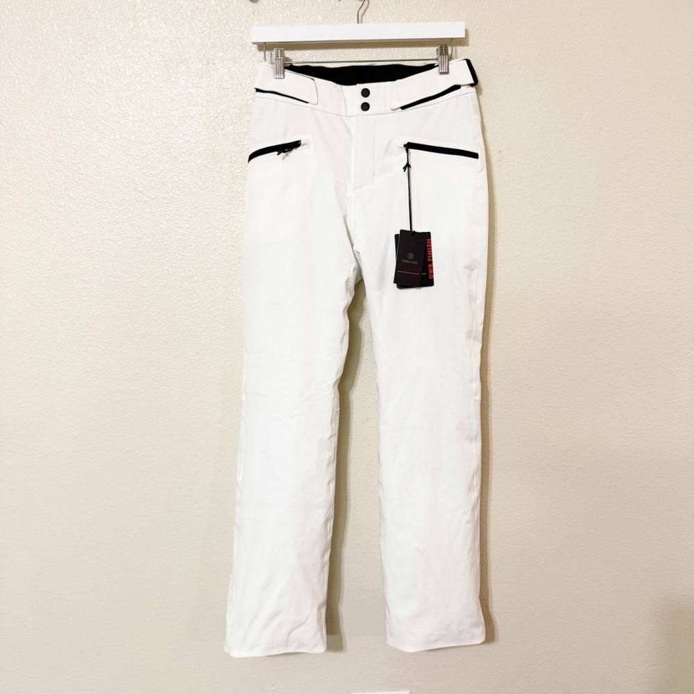 NWT Bogner Fire + Ice Nessa-T Straight Ski Pants in Off White/Black NEW Size 8 - Picture 15 of 15